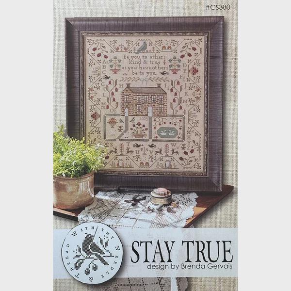 Stay True by With Thy Needle & Thread - Cross Stitch Paper Pattern
