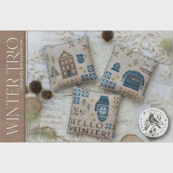 Winter Trio by With Thy Needle & Thread - Cross Stitch Paper Pattern