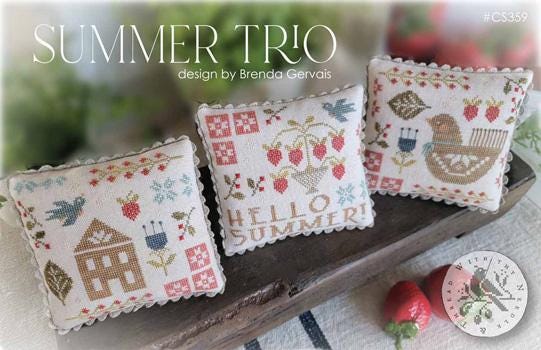 Summer Trio by With Thy Needle & Thread - Cross Stitch Paper Pattern