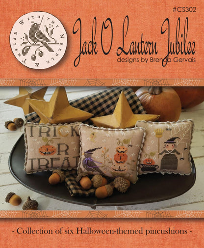 Jack O Lantern Jubilee by With Thy Needle & Thread - Booklet of Cross Stitch Paper Patterns