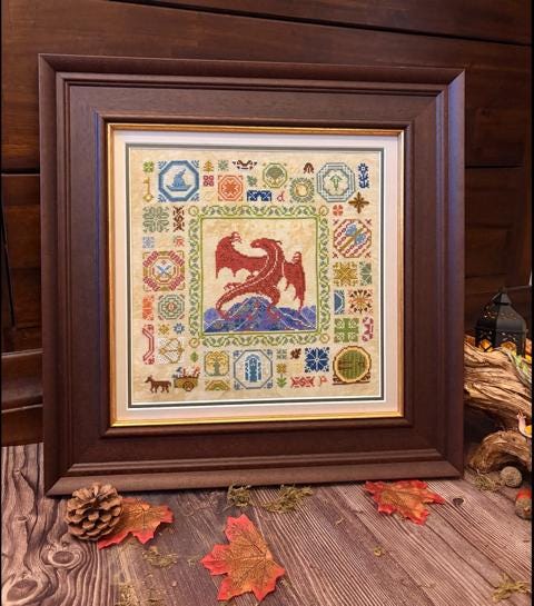 I See Fire by Flossabilities (PRE-ORDER) - Cross Stitch Paper Pattern