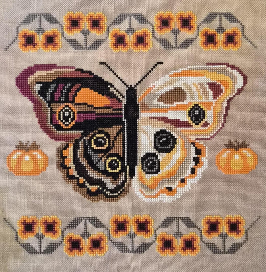 A Study in Persimmon by The Artsy Housewife (PRE-ORDER) - Cross Stitch Paper Pattern