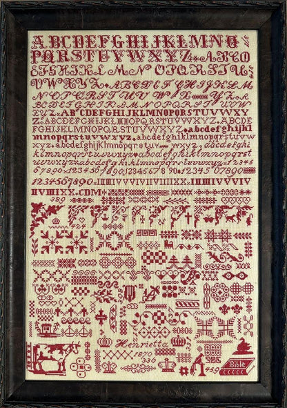 Henrietta 1870 by Cross Stitch Antiques (PRE-ORDER) - Cross Stitch Paper Pattern