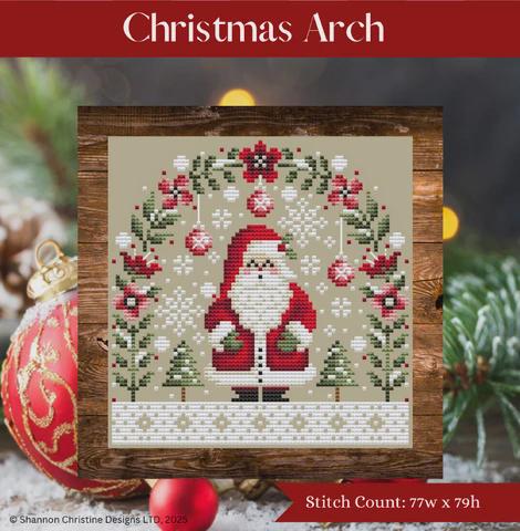Christmas Arch by Shannon Christine (PRE-ORDER) - Cross Stitch Paper Pattern
