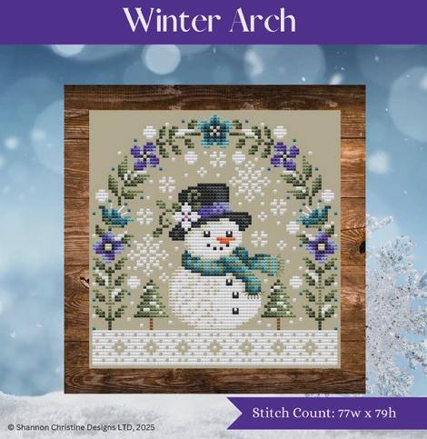 Winter Arch by Shannon Christine (PRE-ORDER) - Cross Stitch Paper Pattern