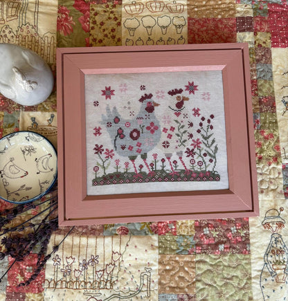 Henpecked by Pansy Patch Quilts and Stitchery (PRE-ORDER) - Cross Stitch Paper Pattern