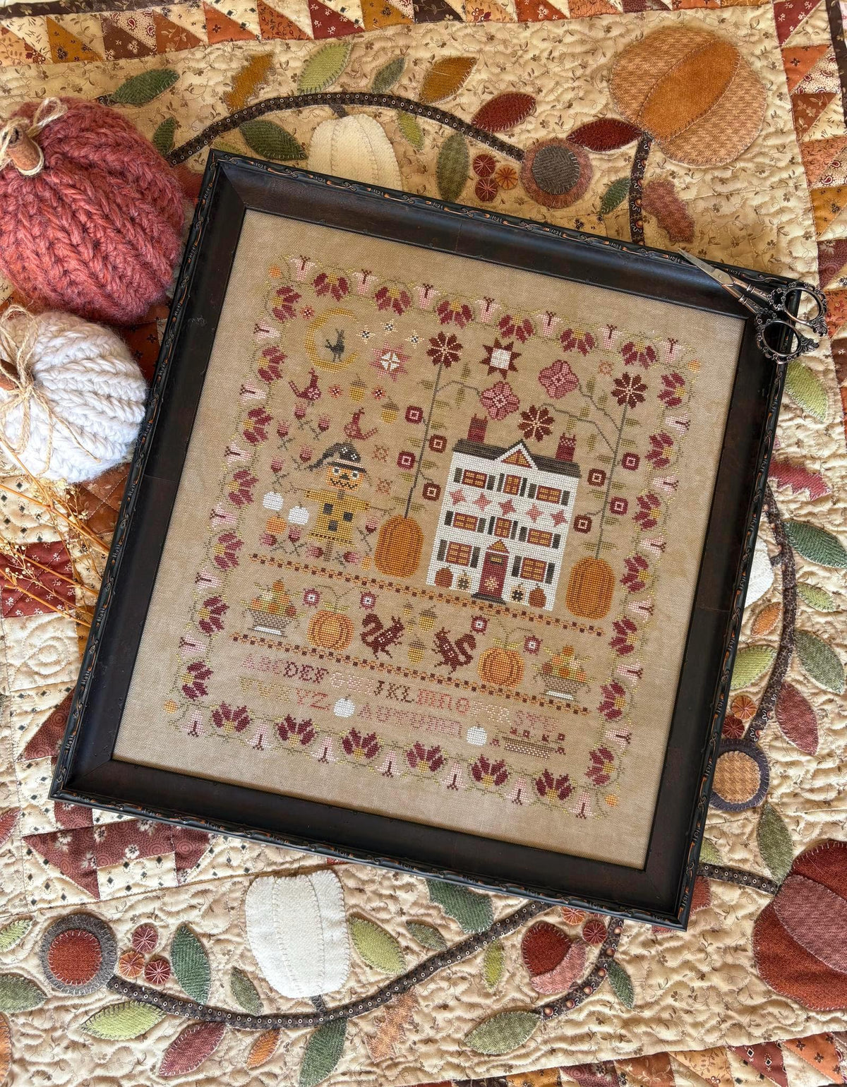 Enchanted Autumn Sampler by Pansy Patch Quilts and Stitchery (PRE-ORDER) - Cross Stitch Paper Pattern