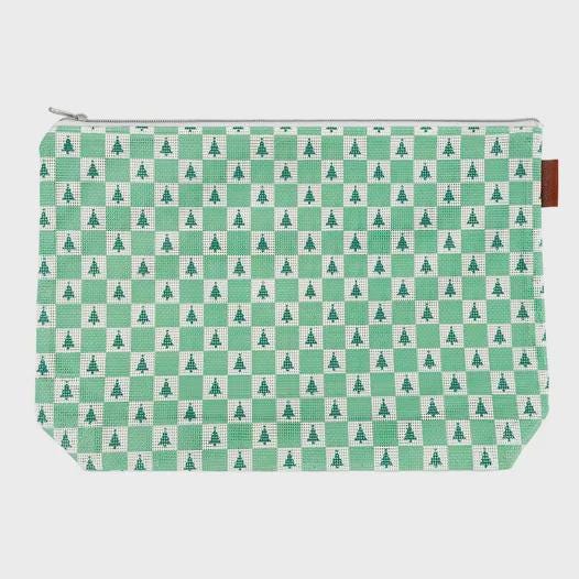 Evergreen Holiday Mad for Plaid Project Bag by It's Sew Emma
