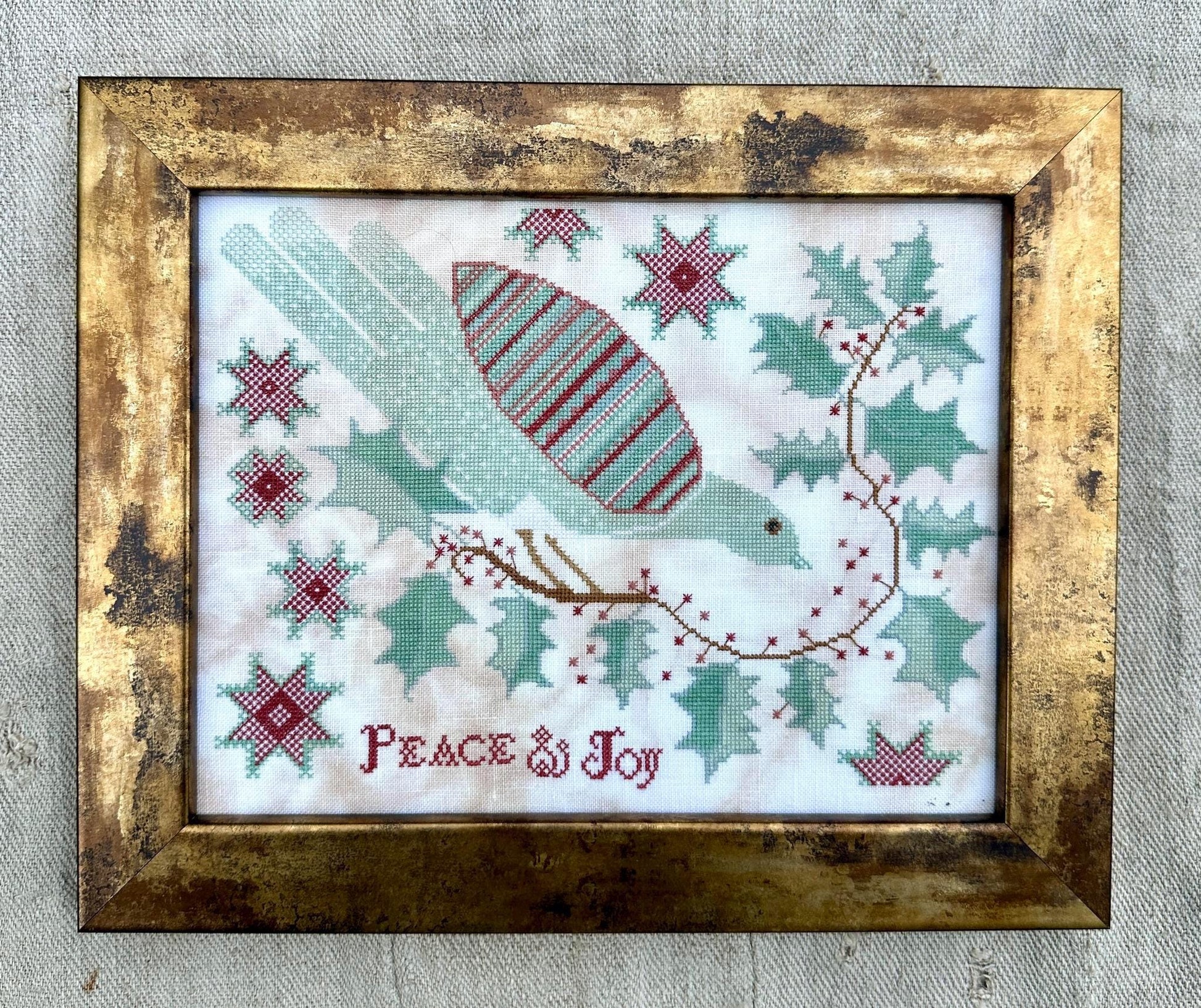 Peace & Joy by Kathy Barrick Needlework Designs (PRE-ORDER) - Cross Stitch Paper Pattern