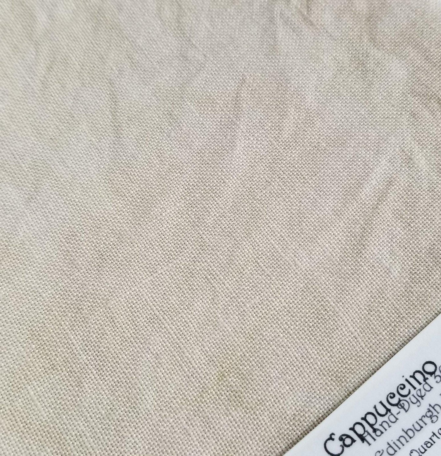 36 count Cappuccino Linen by Fiber on a Whim
