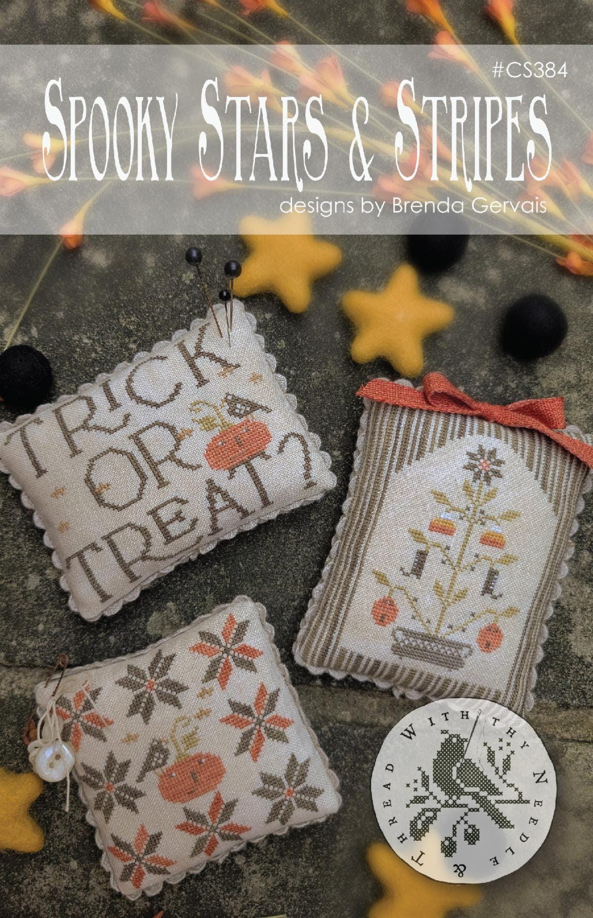 Spook Stars and Stripes by With Thy Needle & Thread - Cross Stitch Paper Pattern