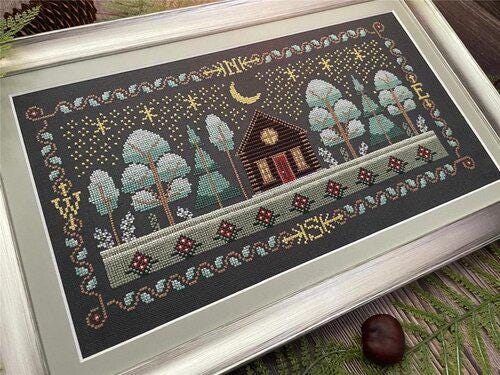 Cabin In The Woods by Flossabilities - Cross Stitch Paper Pattern