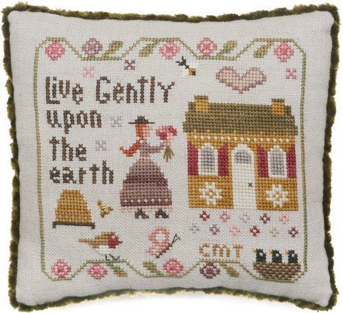 Live Gently by Heart in Hand Needleart - Cross Stitch Paper Pattern