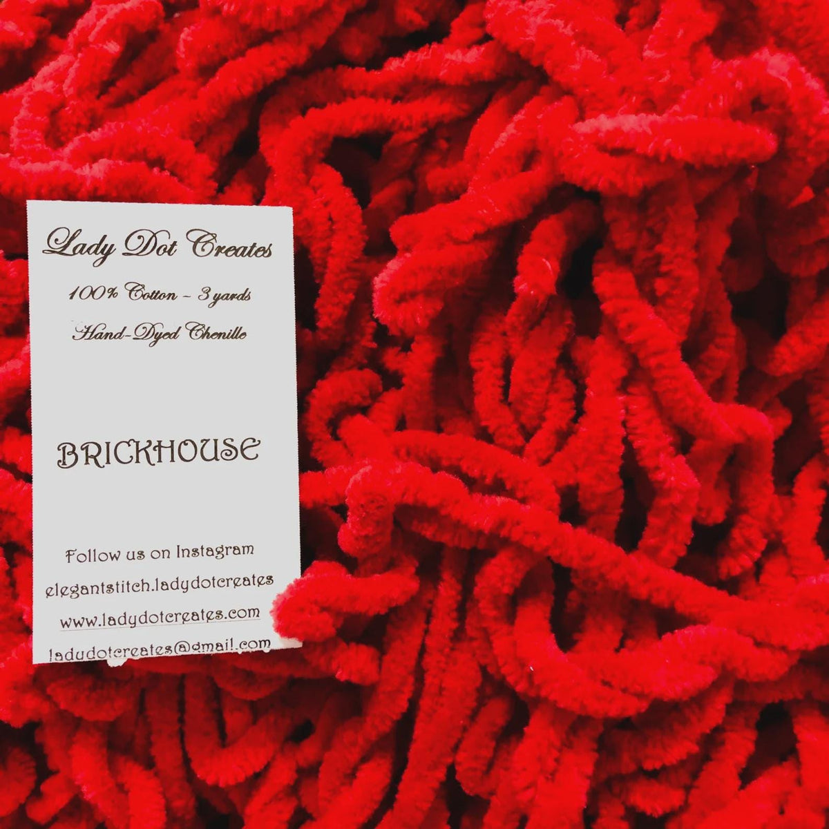 Brickhouse Chenille Trim (3 yards) - Lady Dot Creates