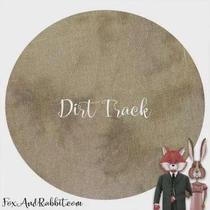 36 count Dirt Track Linen by Fox and Rabbit