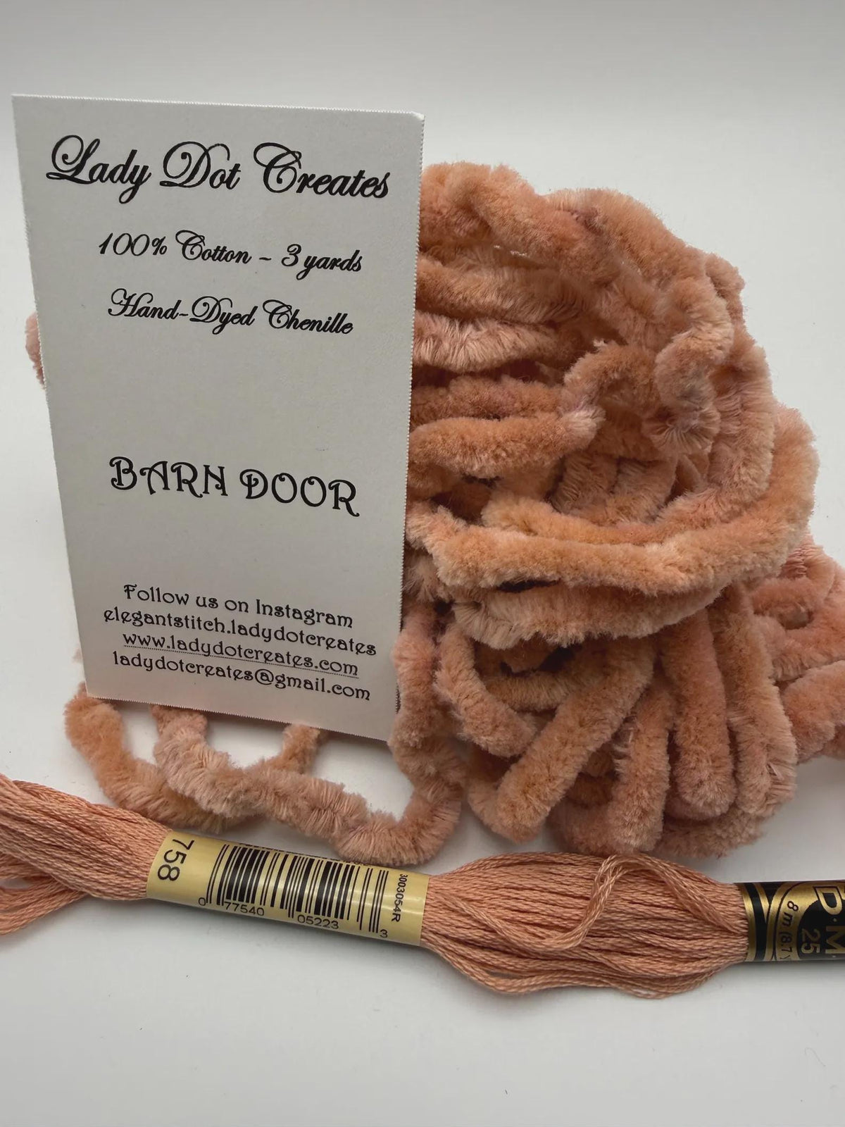 Barn Door Chenille Trim (3 yards) - Lady Dot Creates