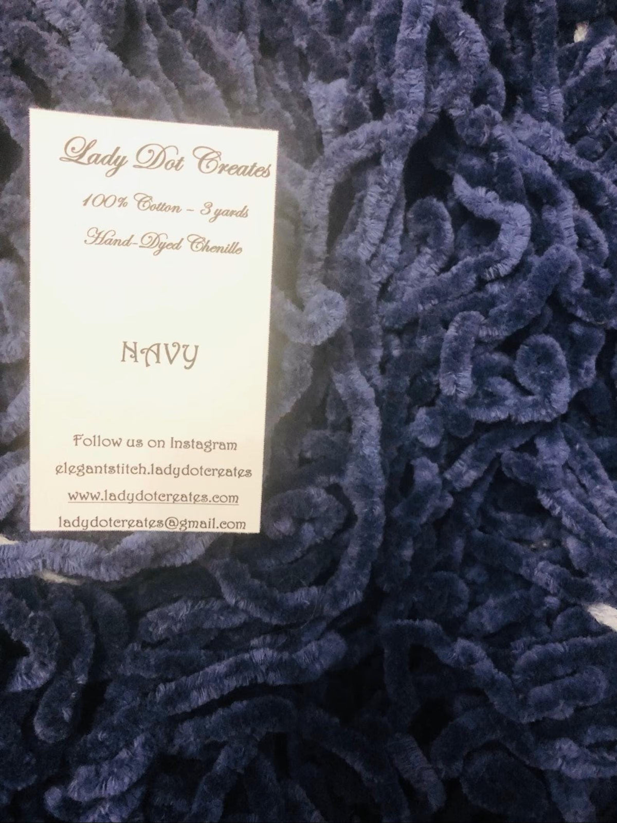 Union Chenille Trim (3 yards) - Lady Dot Creates
