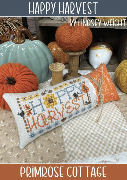 Happy Harveest by Primrose Cottage Stitches (PRE-ORDER) - Cross Stitch Paper Pattern