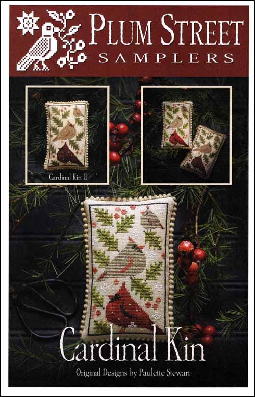 Cardinal Kin by Plum Street Samplers - Cross Stitch Paper Pattern