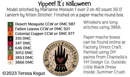 Yippee! It's Halloween Teresa Kogut - Cross Stitch Paper Pattern