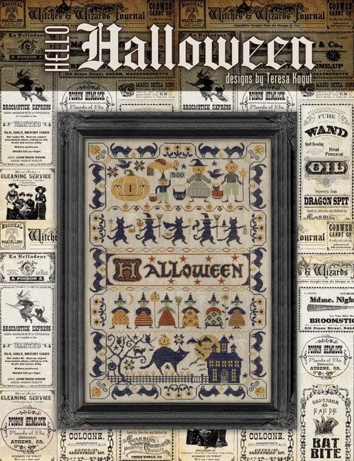 Hello Halloween Book (11 designs) by Teresa Kogut - Book of Cross Stitch Paper Patterns
