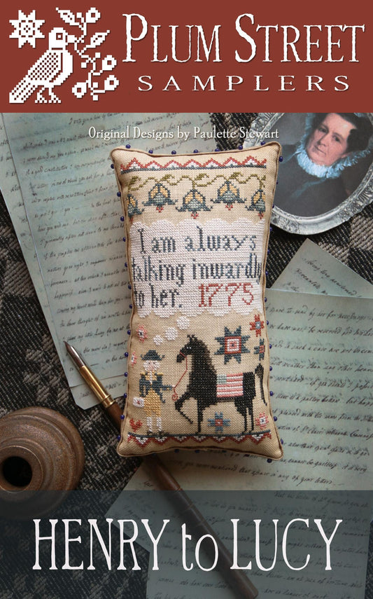Henry to Lucy by Plum Street Samplers (PRE-ORDER) - Cross Stitch Paper Pattern