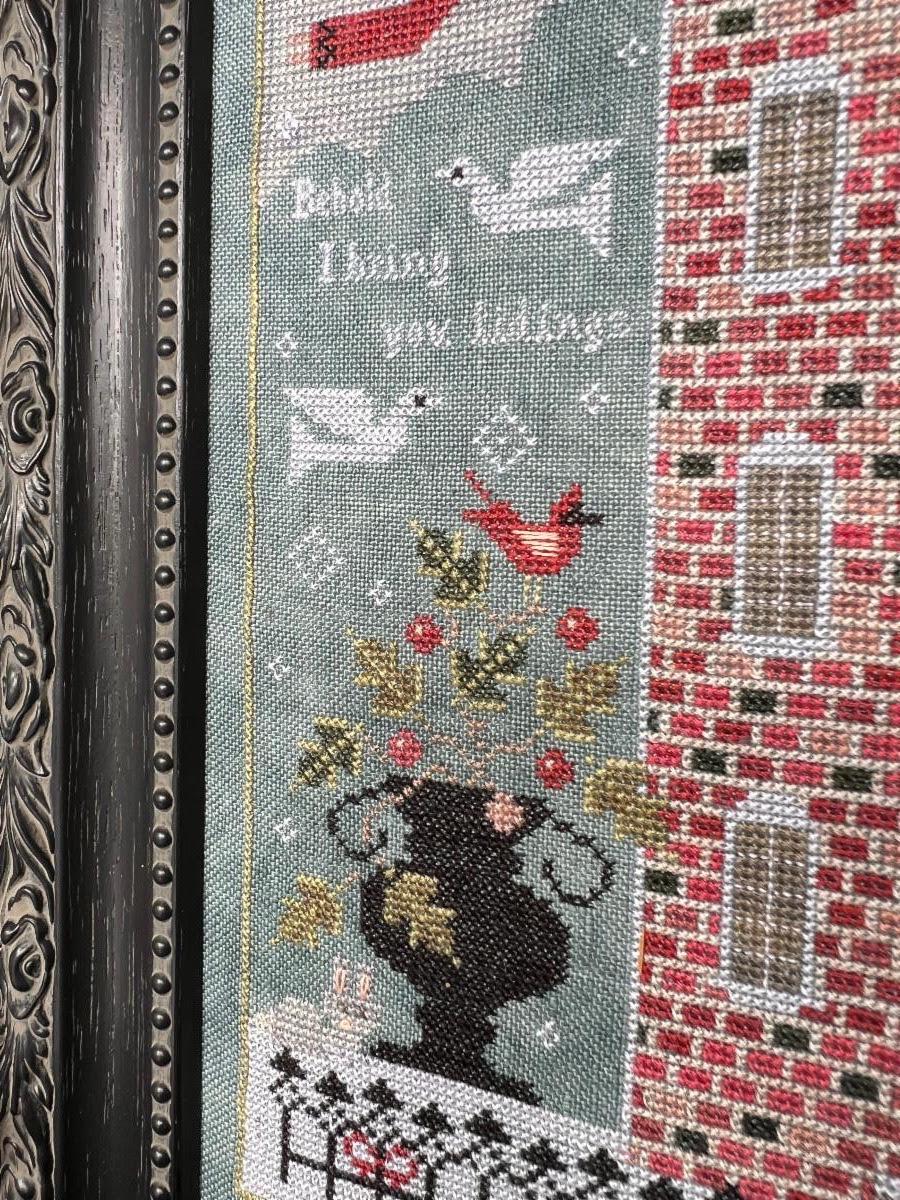 O Holy Night by Annie Beez Folk Art (PRE-ORDER) - Cross Stitch Paper Pattern