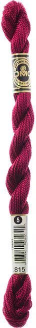 DMC 815 Pearl Cotton Size 5