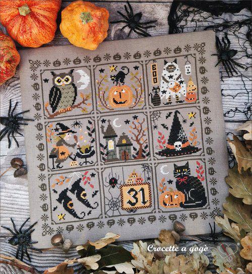 Spooky Diary by Crocette A Gogo - Cross Stitch Paper Pattern