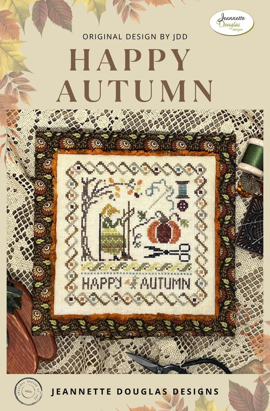 Happy Autumn by JDD Studio (PRE-ORDER) - Cross Stitch Paper Pattern