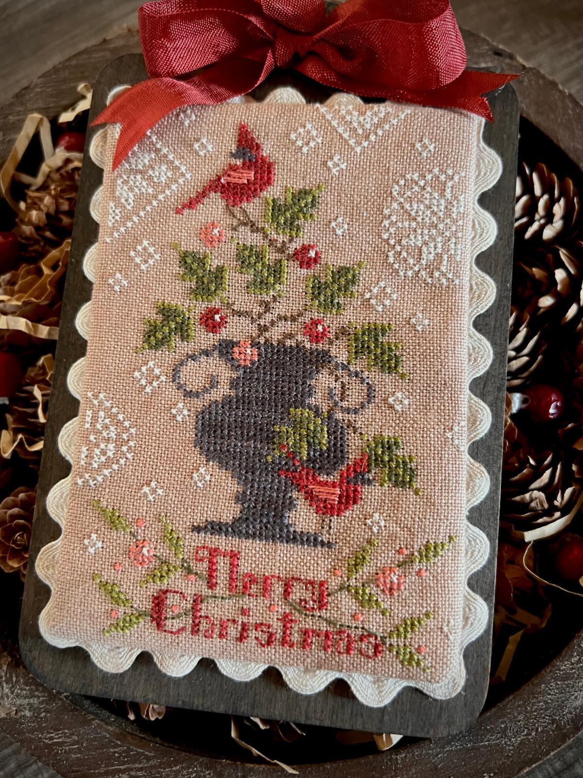 Feathers and Frost by Annie Beez Folk Art (PRE-ORDER) - Cross Stitch Paper Pattern