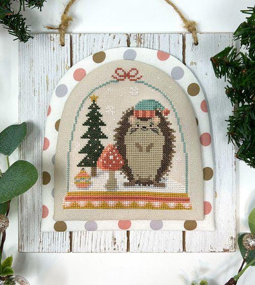 Winter Forest Snowglobe by Tiny Modernist - Cross Stitch Paper Pattern