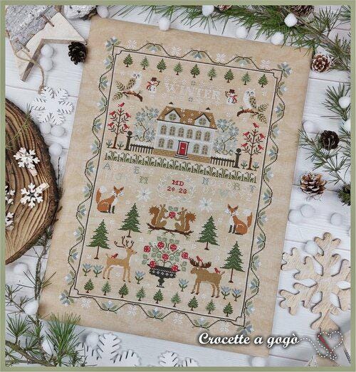 Winter Sampler by Crocette A Gogo - Cross Stitch Paper Pattern