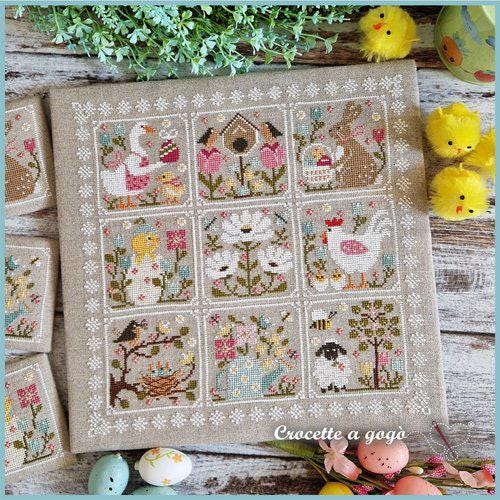 Spring Diary by Crocette A Gogo - Cross Stitch Paper Pattern