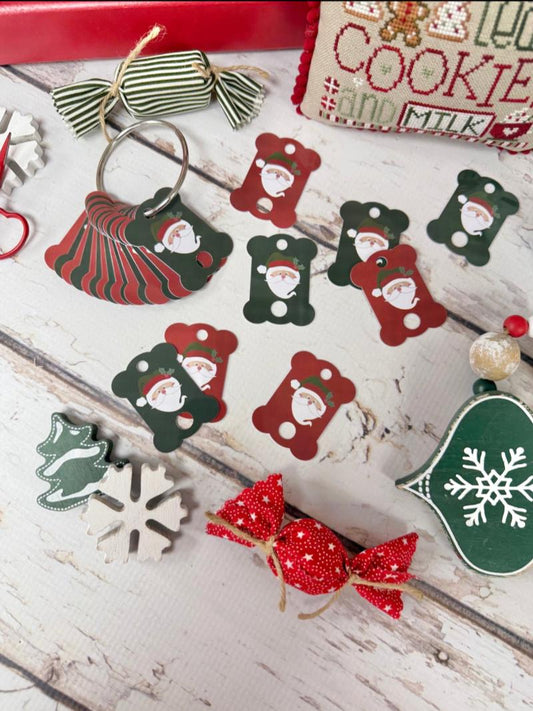 Santa Floss Drops (PRE-ORDER) by Primrose Cottage Stitches